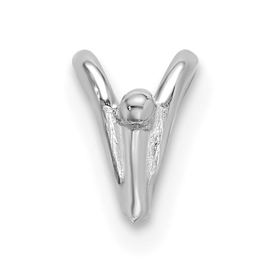 Casted Bail 14k White Gold WG1567, MPN: WG1567,