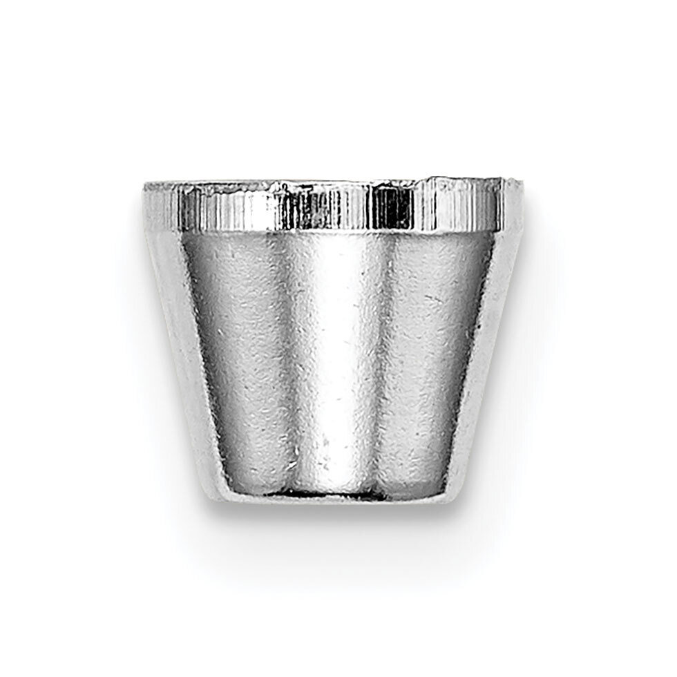 Round Tapered Tube Bezel 3.0mm Setting 14k White Gold WG158, MPN: WG158,
