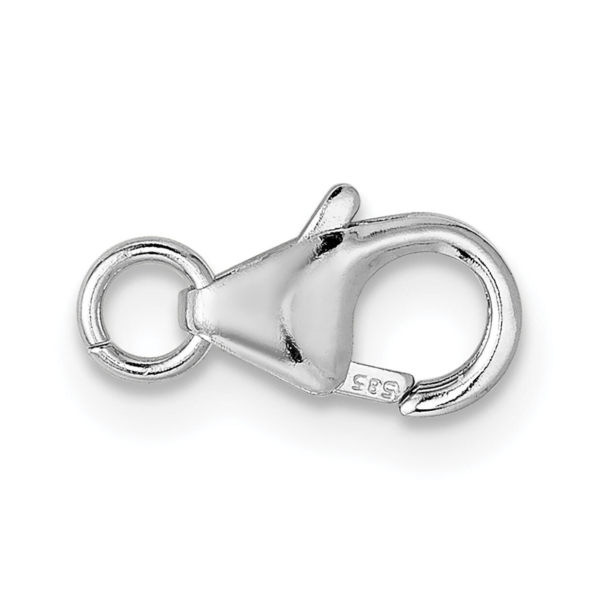 Tear Drop Lobster with Jump Ring Clasp 14k White Gold WG1645, MPN: WG1645,