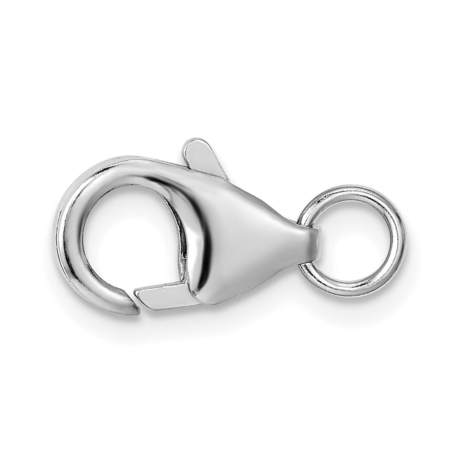 Tear Drop Lobster with Jump Ring Clasp 14k White Gold WG1647, MPN: WG1647,