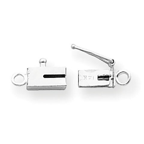 Replacement Tongue for Rectangle Barrel Clasp 14k White Gold WG1824X, MPN: WG1824X,