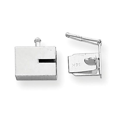 Replacement Tongue for Box Clasp 14k White Gold WG1832X, MPN: WG1832X,