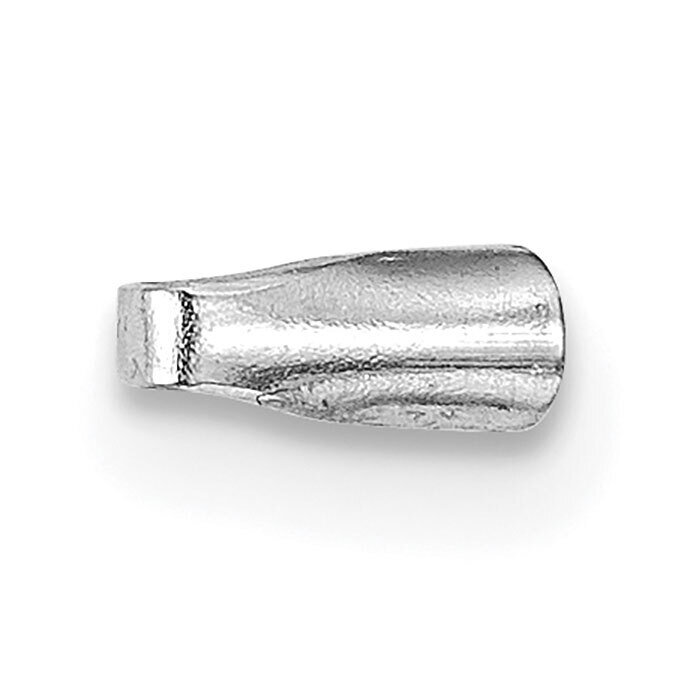 Round Chain Tab 14k White Gold WG2078, MPN: WG2078,