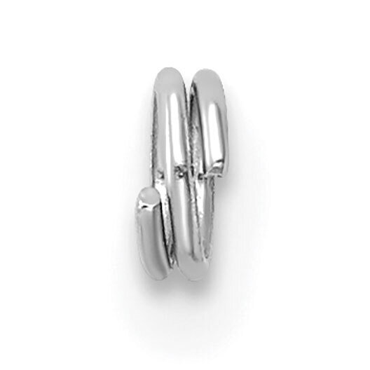 24 Gauge 3.5mm Round Split Ring 14k White Gold WG2172, MPN: WG2172,