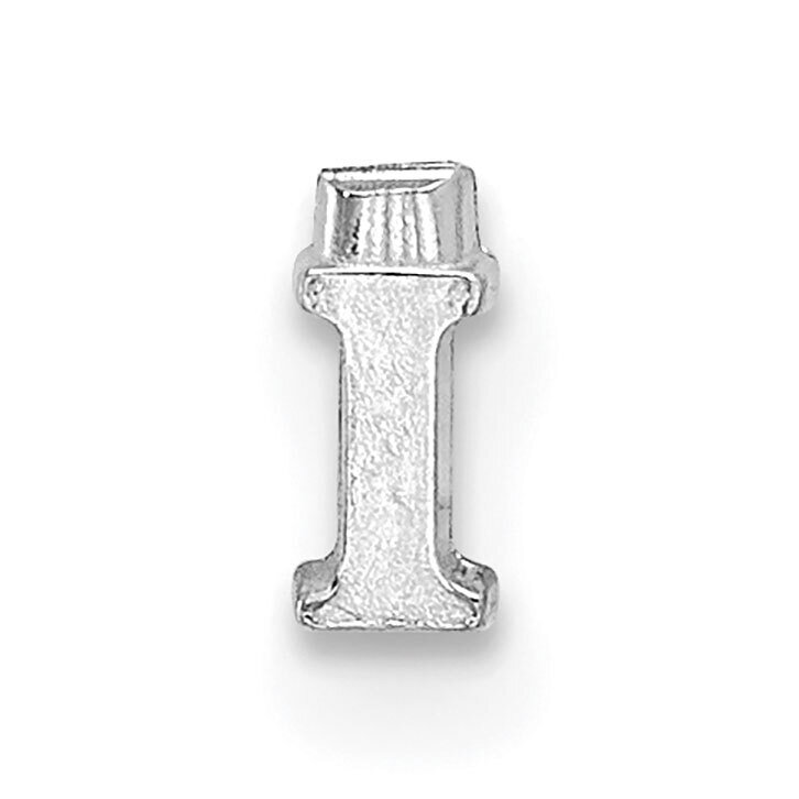 Casted Letter I 14k White Gold WG2219I, MPN: WG2219I,