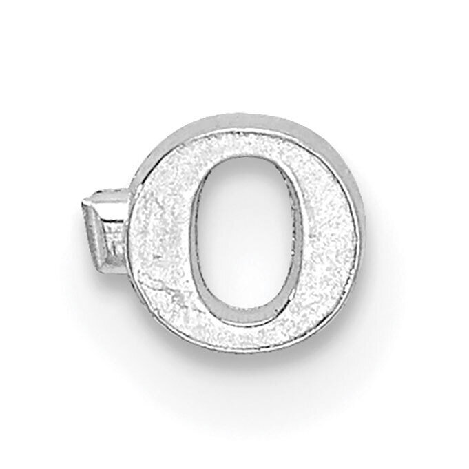 Casted Letter O 14k White Gold WG2219O, MPN: WG2219O,