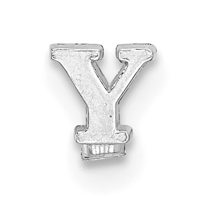 Casted Letter Y 14k White Gold WG2219Y, MPN: WG2219Y,