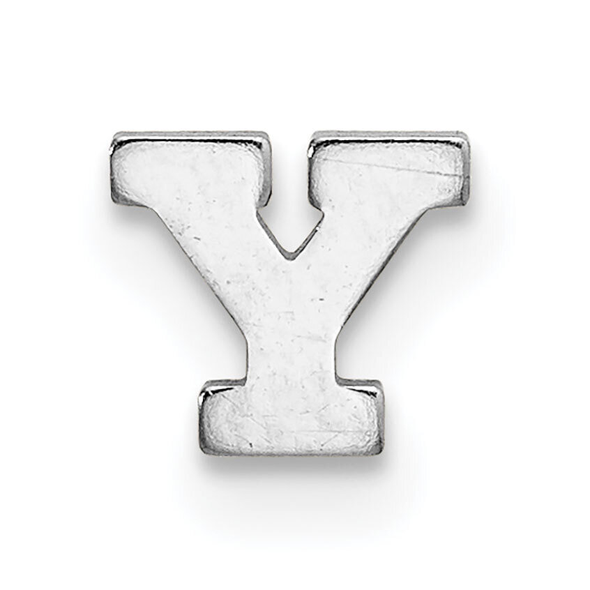 Die Struck Letter Y 14k White Gold WG2220Y, MPN: WG2220Y,