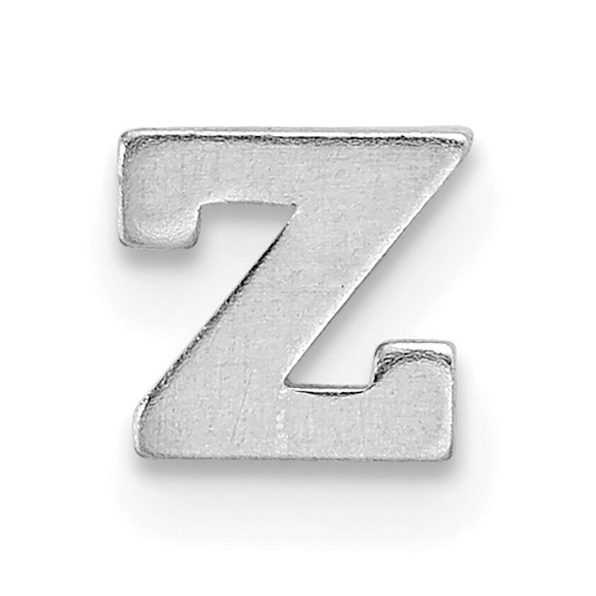 Die Struck Letter Z 14k White Gold WG2220Z, MPN: WG2220Z,