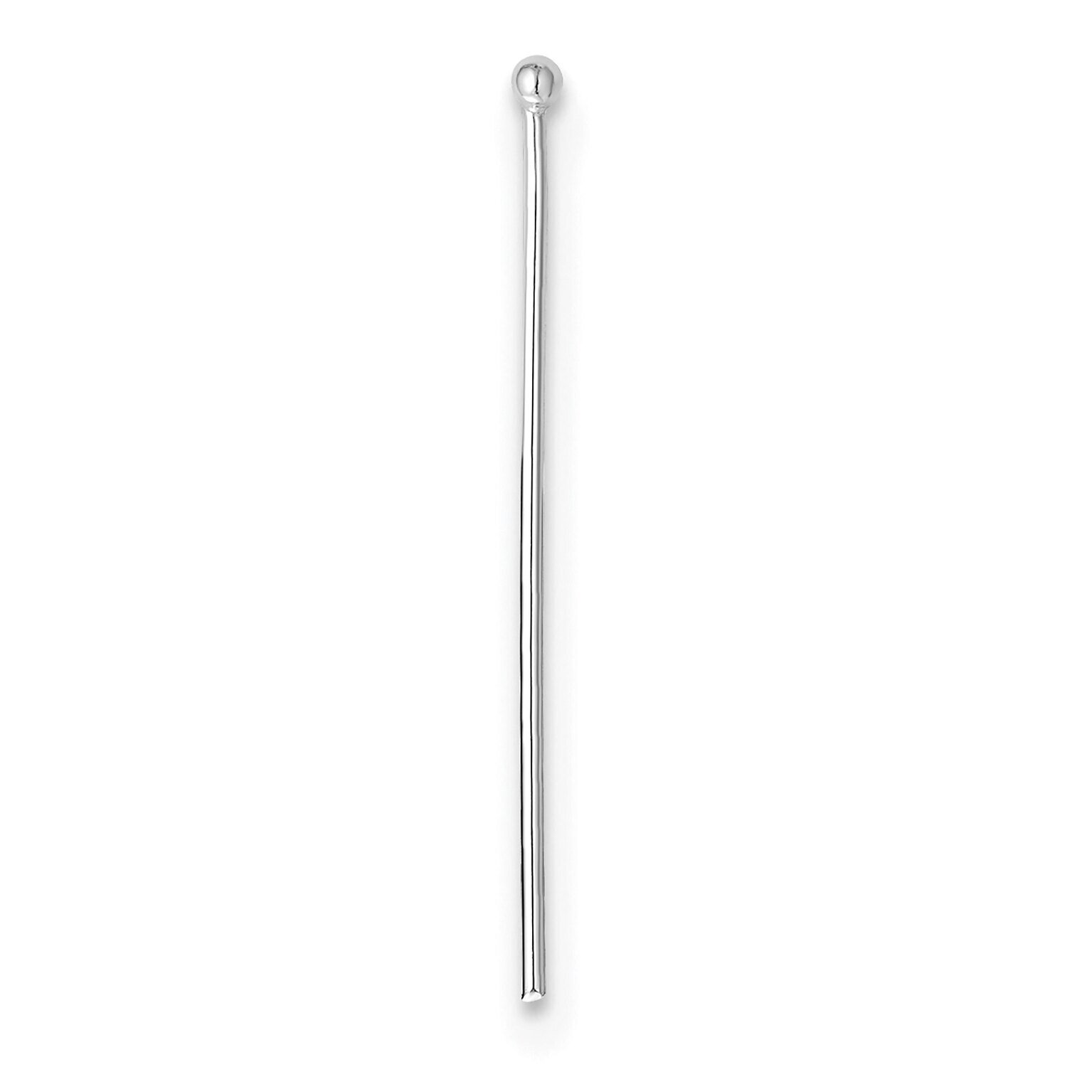 Round Headpin 14k White Gold WG2465, MPN: WG2465,