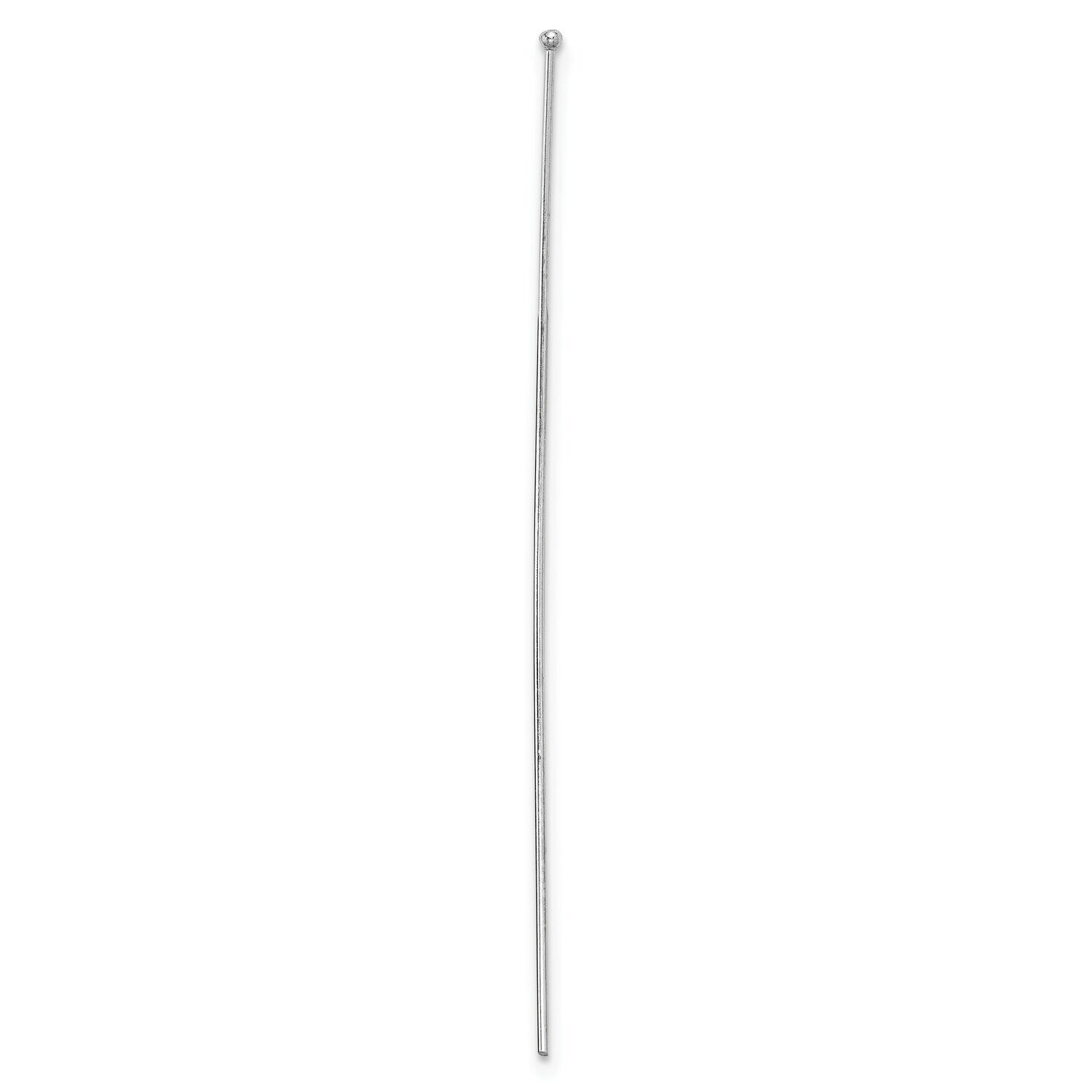 Round Headpin 14k White Gold WG2468, MPN: WG2468,