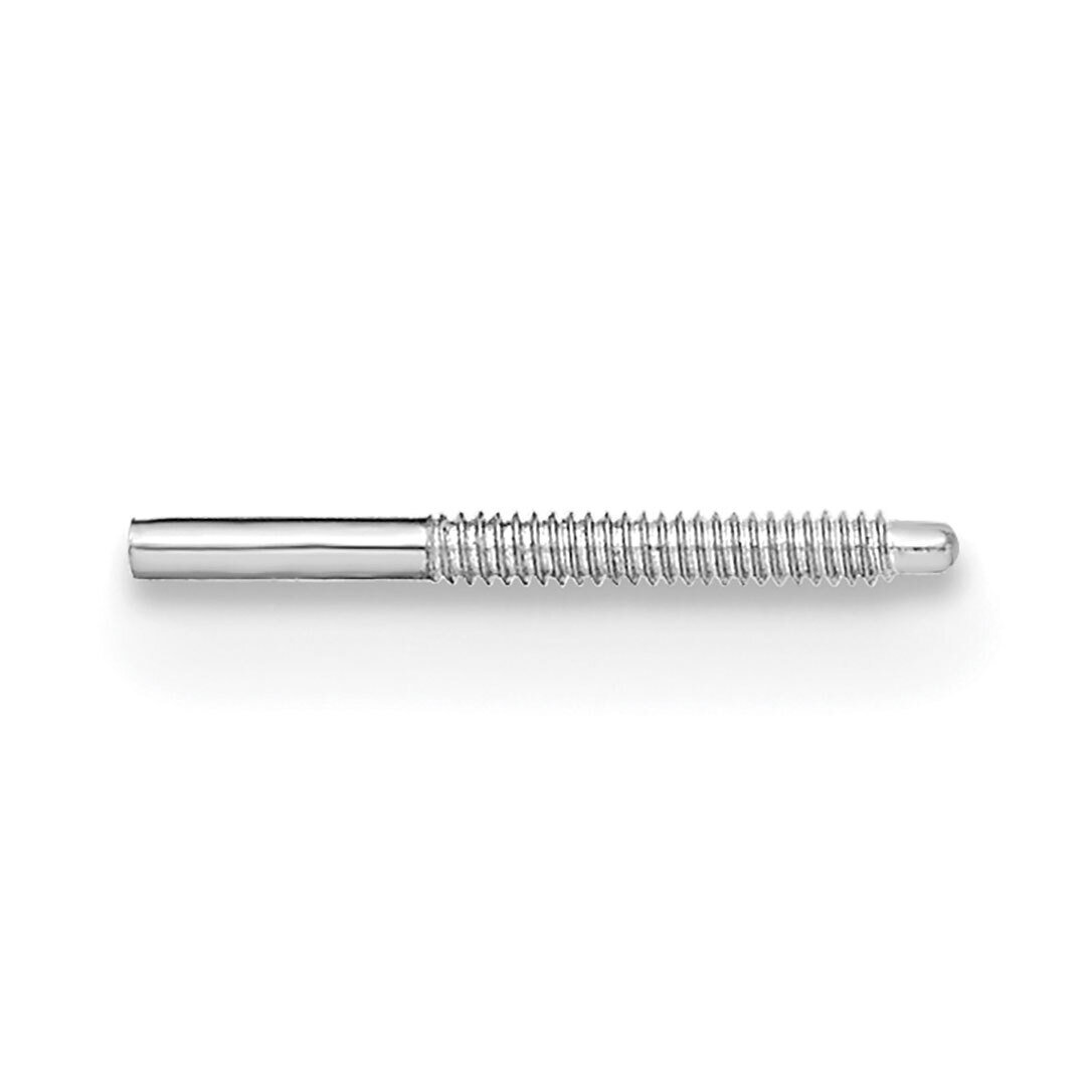 Threaded Earring Post 14k White Gold WG2677A, MPN: WG2677A,