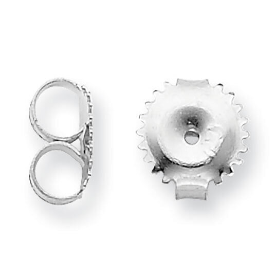 Heavy Friction Earring Nut 14k White Gold WG2712, MPN: WG2712,