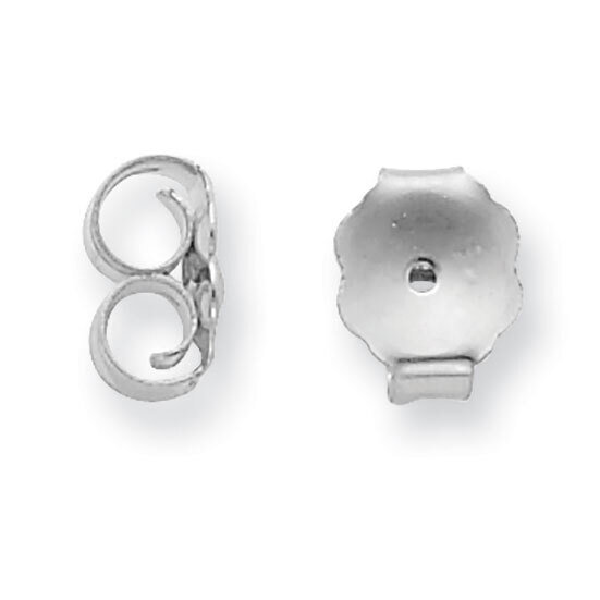 Heavy Friction Earring Nut 14k White Gold WG2713, MPN: WG2713,
