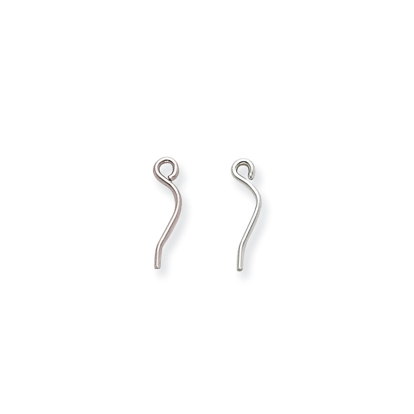 11mm Curved Replacement Wire Component 14k White Gold WG2720