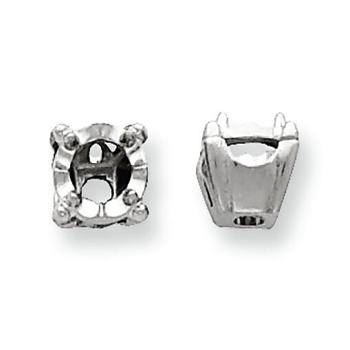 Illusion 4-Prong Box .06ct. Setting 14k White Gold WG281, MPN: WG281,