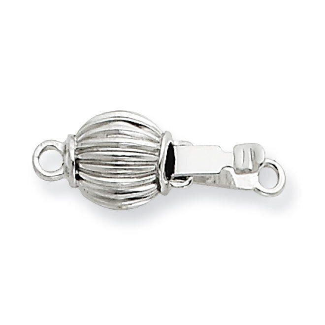 Bead/Pearl Clasp 14k White Gold WG2821, MPN: WG2821,