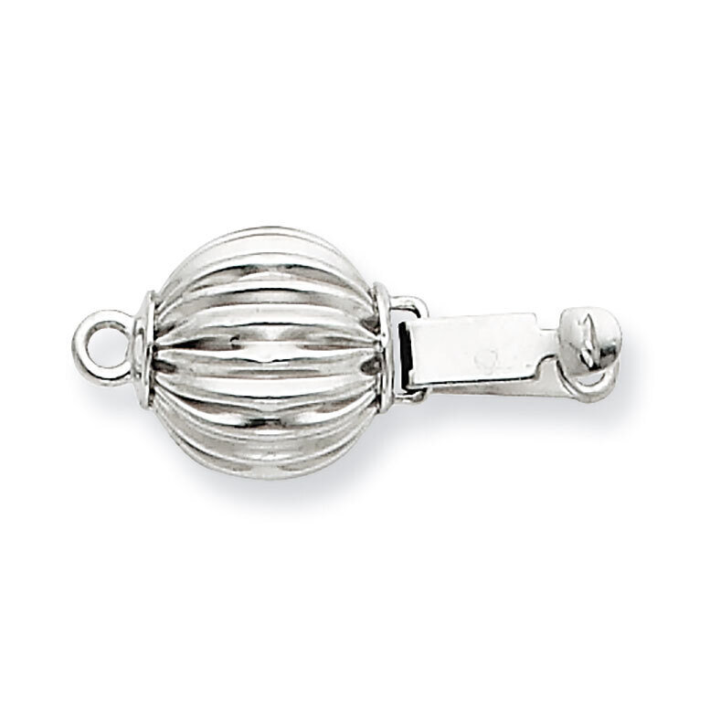Bead/Pearl Clasp 14k White Gold WG2823, MPN: WG2823,