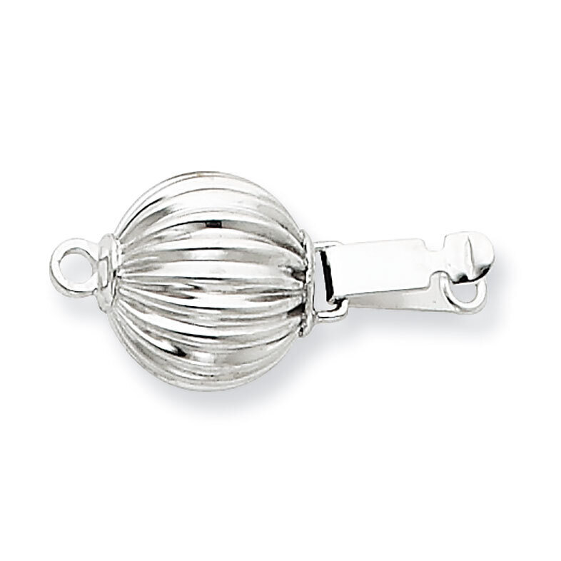 Bead/Pearl Clasp 14k White Gold WG2824, MPN: WG2824,