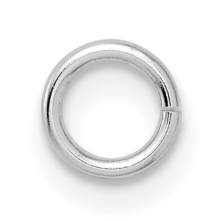 20 Gauge 4.9mm Round Jump Ring Setting 14k White Gold WG2856, MPN: WG2856,