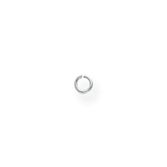 22 Gauge 4.5mm Round Jump Ring Setting 14k White Gold WG2866, MPN: WG2866,