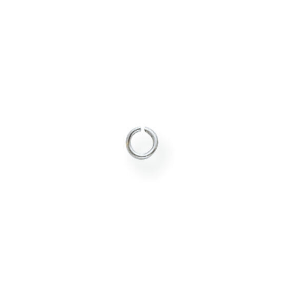 22 Gauge 4.1mm Round Jump Ring Setting 14k White Gold WG2867, MPN: WG2867,