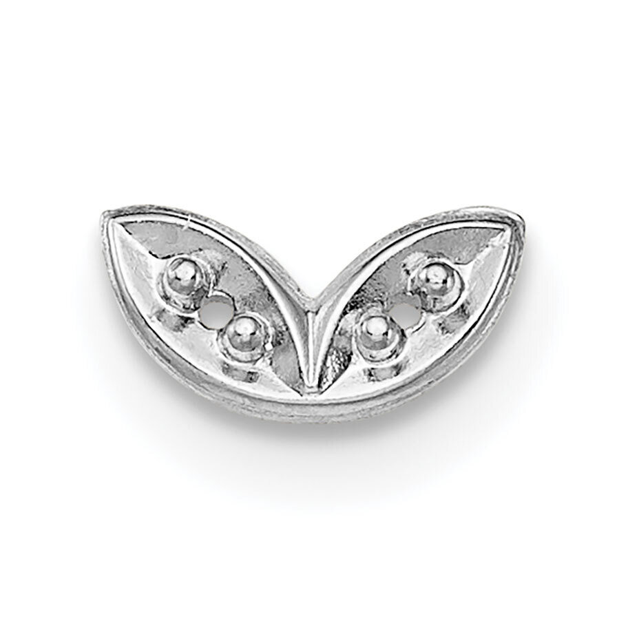 Top Fancy Shaped Die Struck .02ct. Setting 14k White Gold WG309, MPN: WG309,
