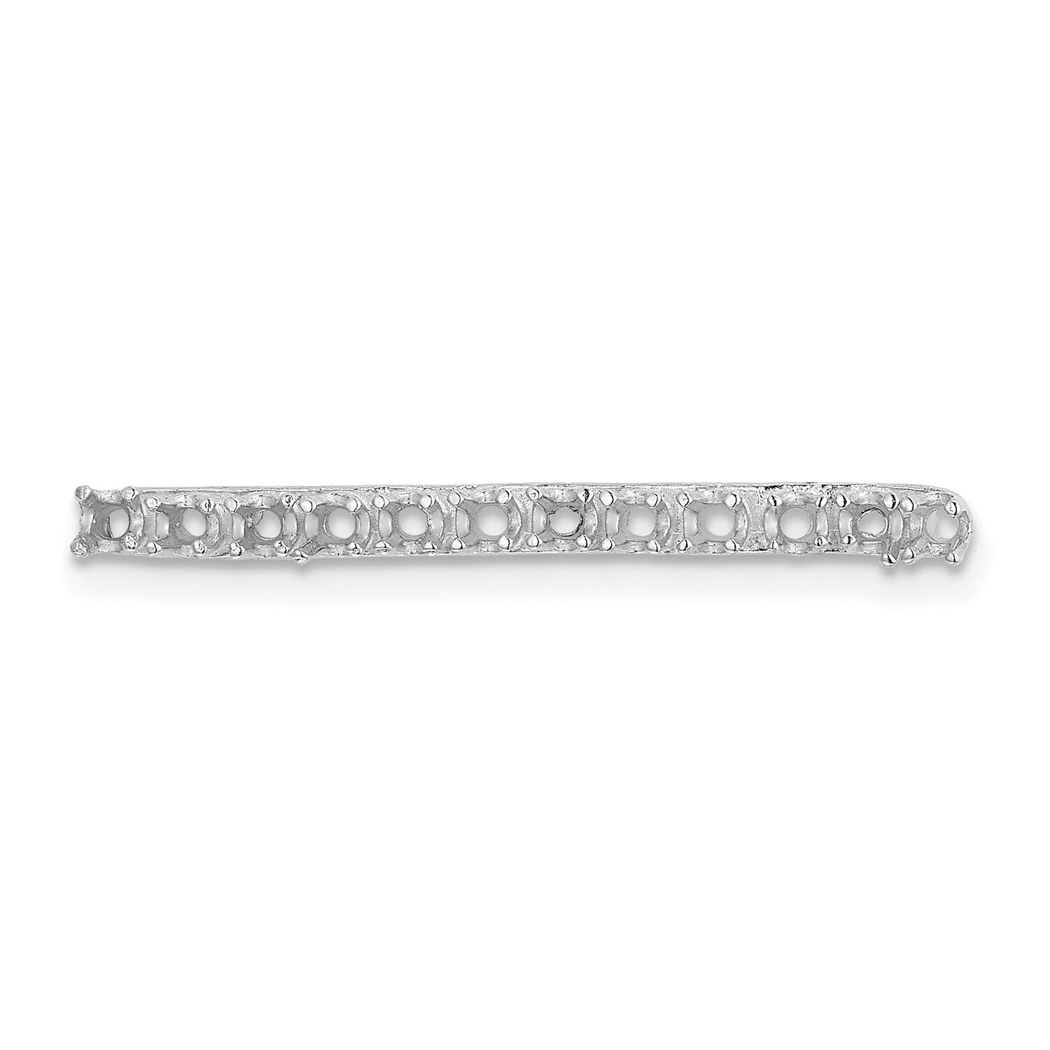 24.5 x 1.7mm Strip Setting 14k White Gold WG319, MPN: WG319,