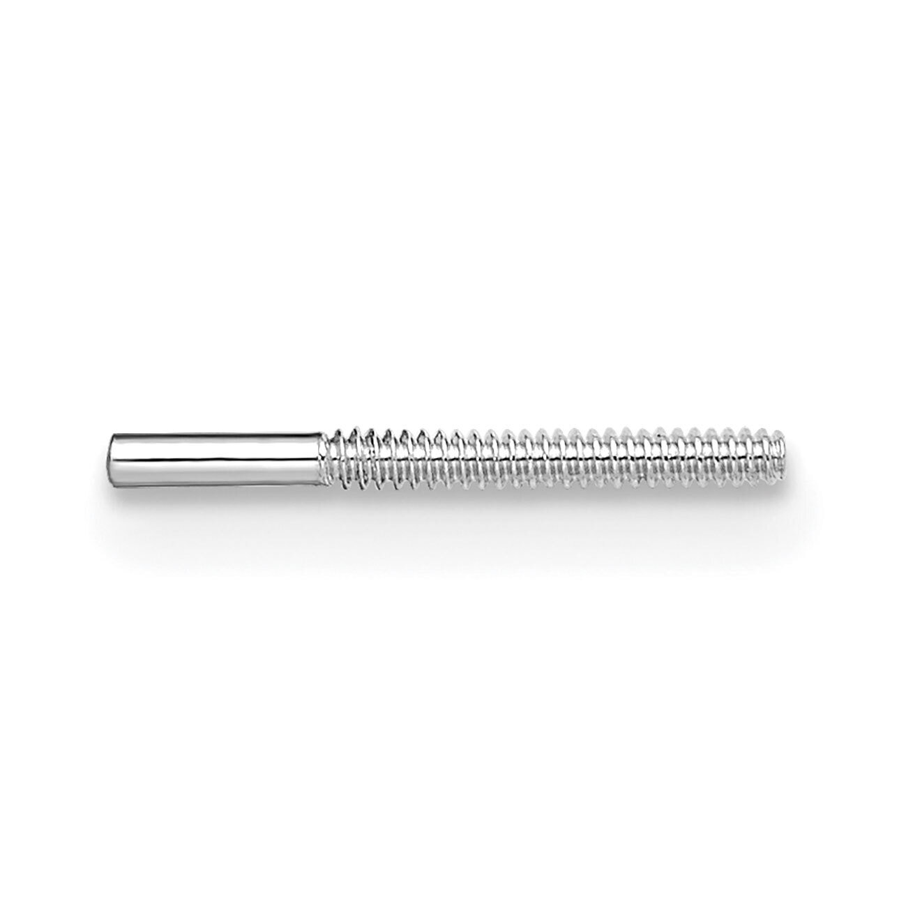 Threaded Earring Post 14k White Gold WG675, MPN: WG675,