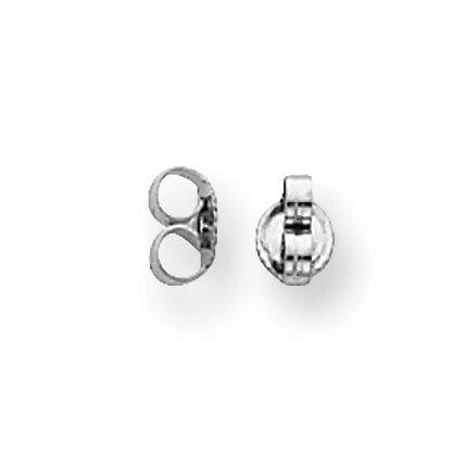Medium Friction Earring Nut 14k White Gold WG709, MPN: WG709,