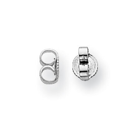 Heavy Friction Earring Nut 14k White Gold WG710, MPN: WG710,