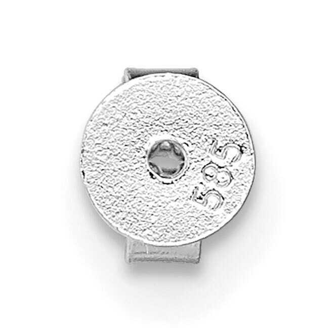 Medium Friction Earring Nut 14k White Gold WG714, MPN: WG714,