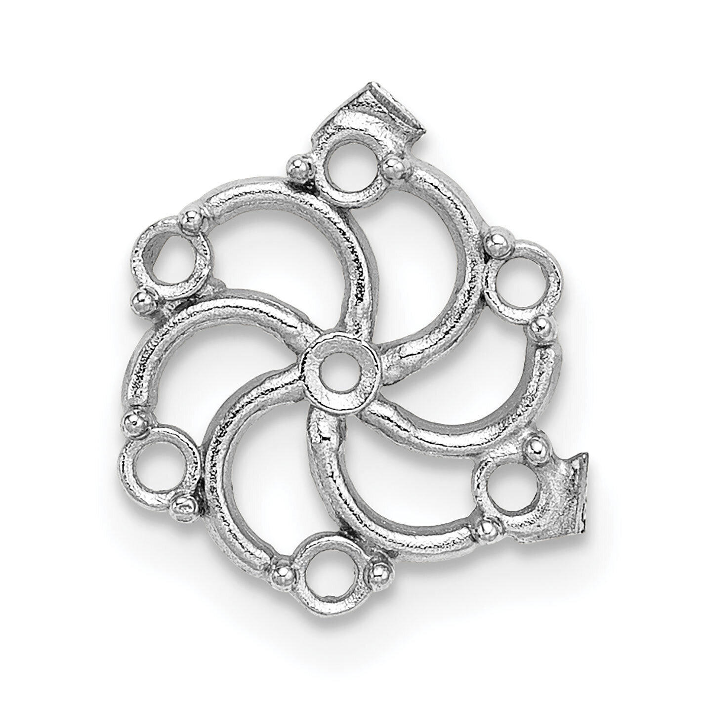 Diamond Earring Jacket Component 14k White Gold WG927, MPN: WG927,