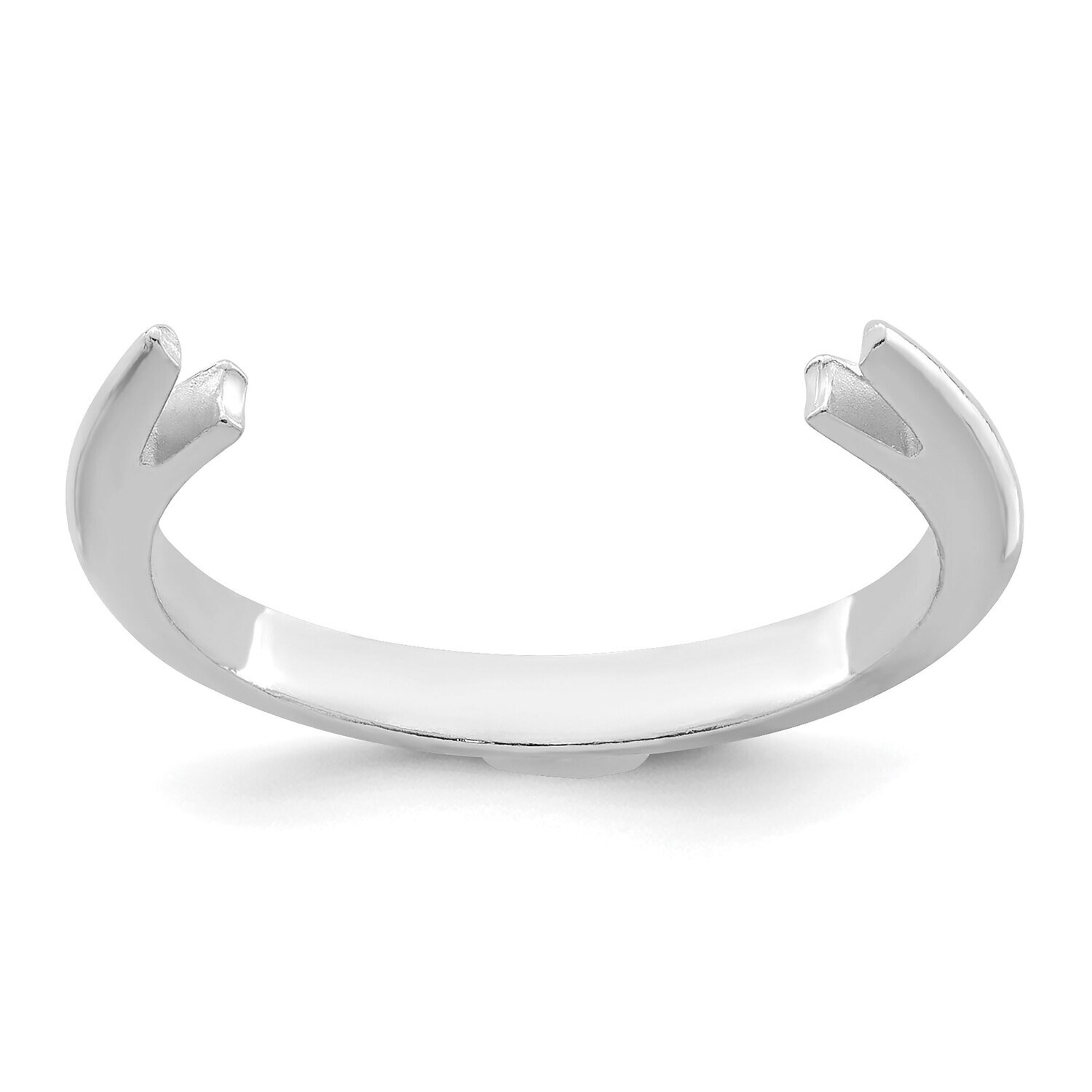Casted Half Shank 14k White Gold WGSH126, MPN: WGSH126,