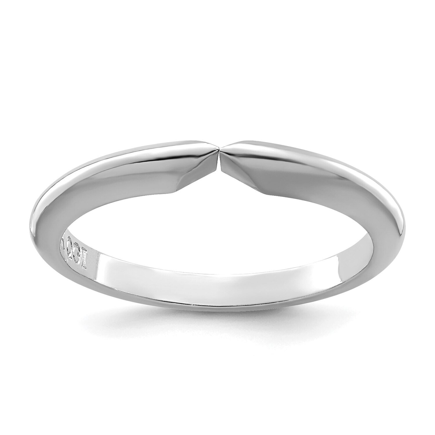 6-prong 1/2 round Heavy Weight (High Shoulders) Shank 14k White Gold WGSH28, MPN: WGSH28,