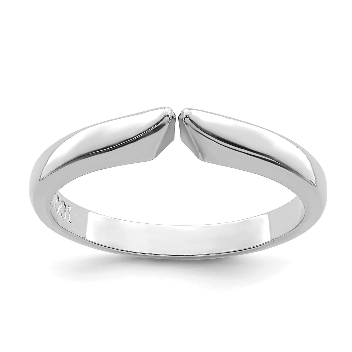 4-prong 1/2 round Medium to Heavy Weight (Pointed Shoulders) Shank 14k White Gold WGSH34, MPN: WGSH…