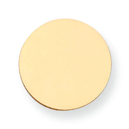 Round Stamping 14k Yellow Gold YG1010, MPN: YG1010,