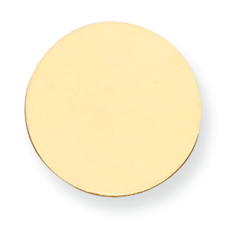Round Stamping 14k Yellow Gold YG1012