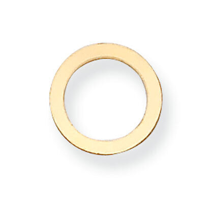 Circle with Hole Stamping 14k Yellow Gold YG1050, MPN: YG1050,