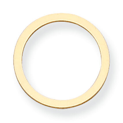 Circle with Hole Stamping 14k Yellow Gold YG1052, MPN: YG1052,