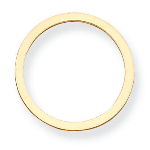 Circle with Hole Stamping 14k Yellow Gold YG1053, MPN: YG1053,