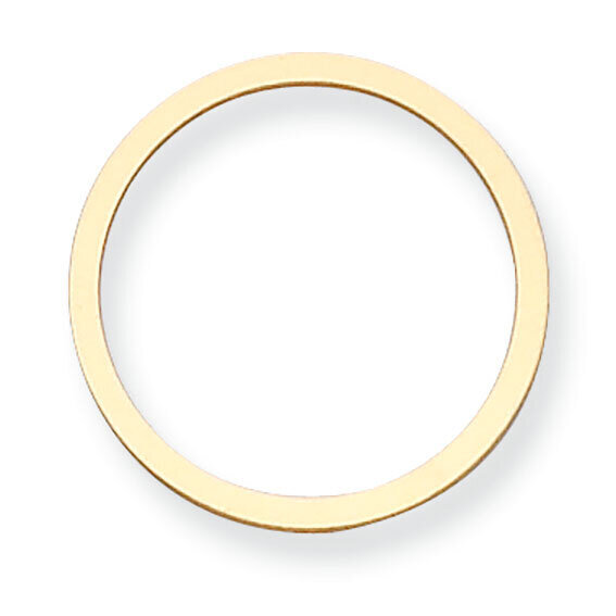 Circle with Hole Stamping 14k Yellow Gold YG1054, MPN: YG1054,