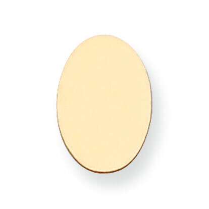 Oval Stamping 14k Yellow Gold YG1080, MPN: YG1080,