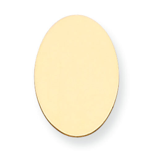Oval Stamping 14k Yellow Gold YG1085, MPN: YG1085,