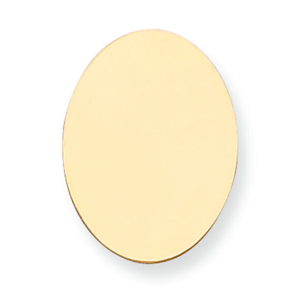 Oval Stamping 14k Yellow Gold YG1086, MPN: YG1086,
