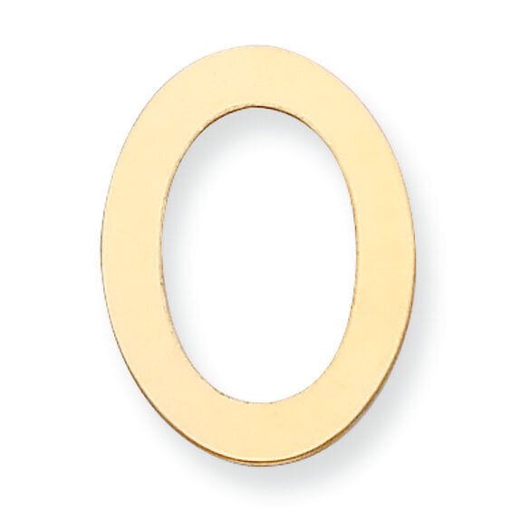 Oval with Hole Stamping 14k Yellow Gold YG1097
