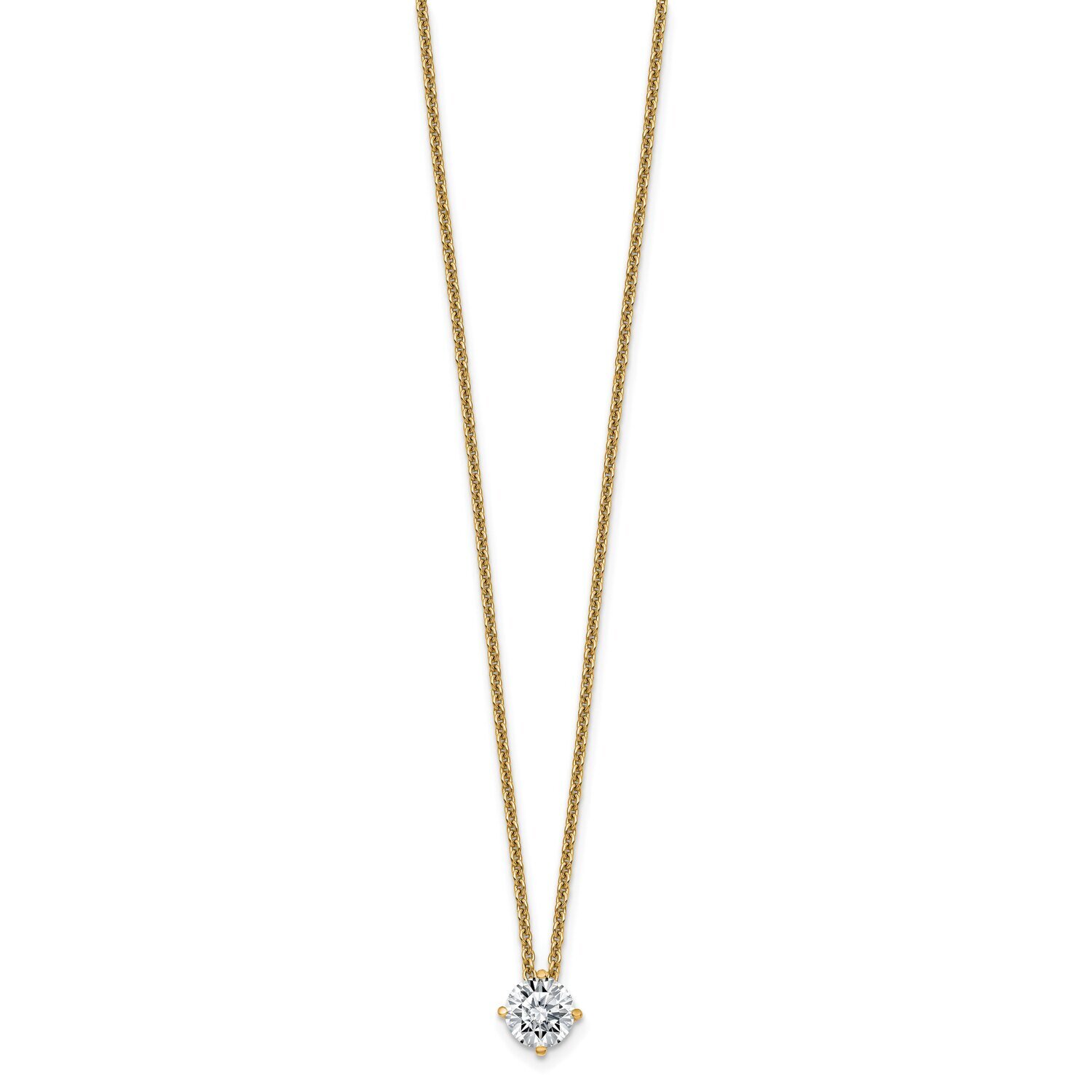 Round 4-Prong Basket .05ct. Setting 14k Yellow Gold YG113-16MT, MPN: YG113-16MT, 191101178689