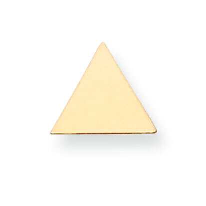 Triangle Shape Stamping 14k Yellow Gold YG1197