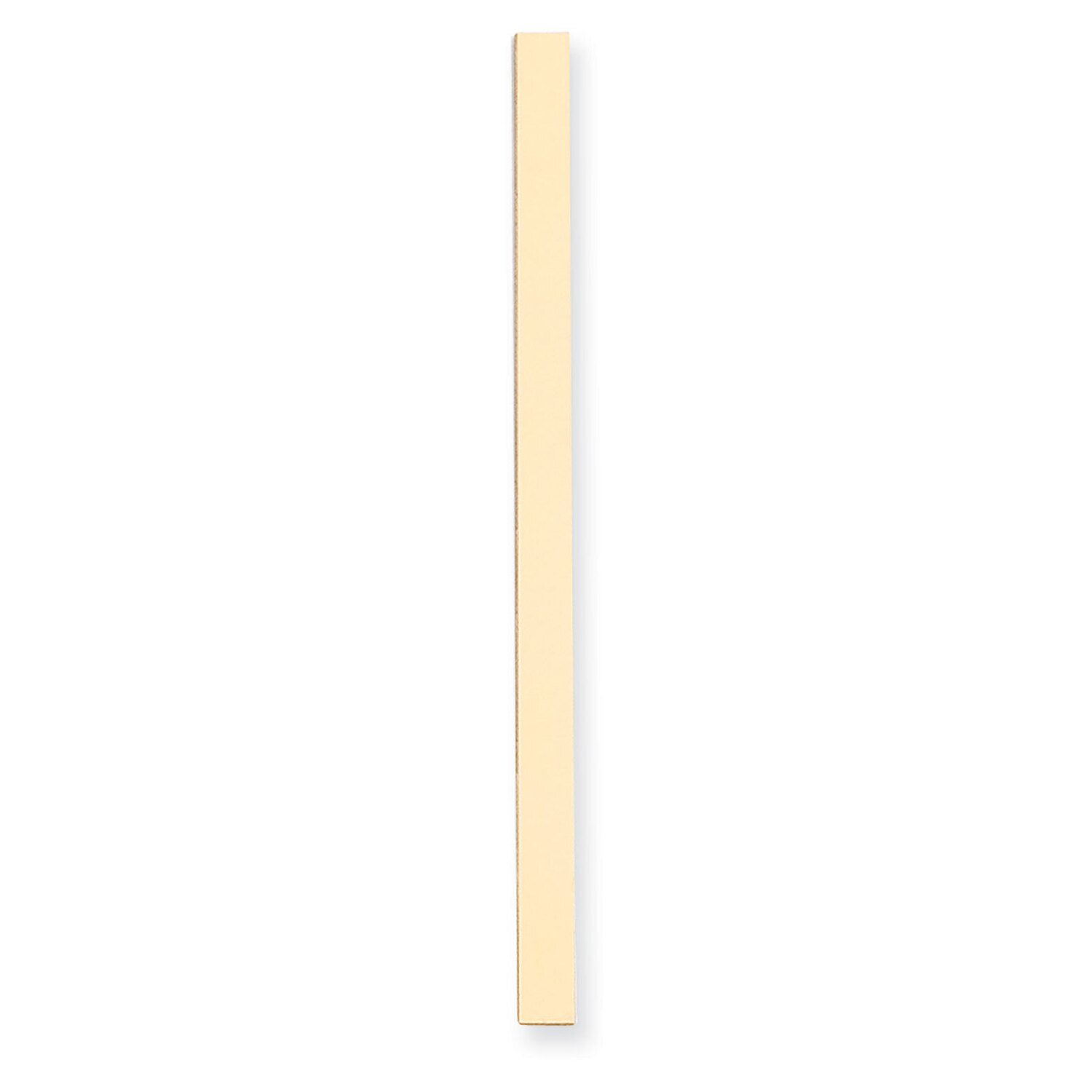 Tie Bar Stamping 14k Yellow Gold YG1439, MPN: YG1439,