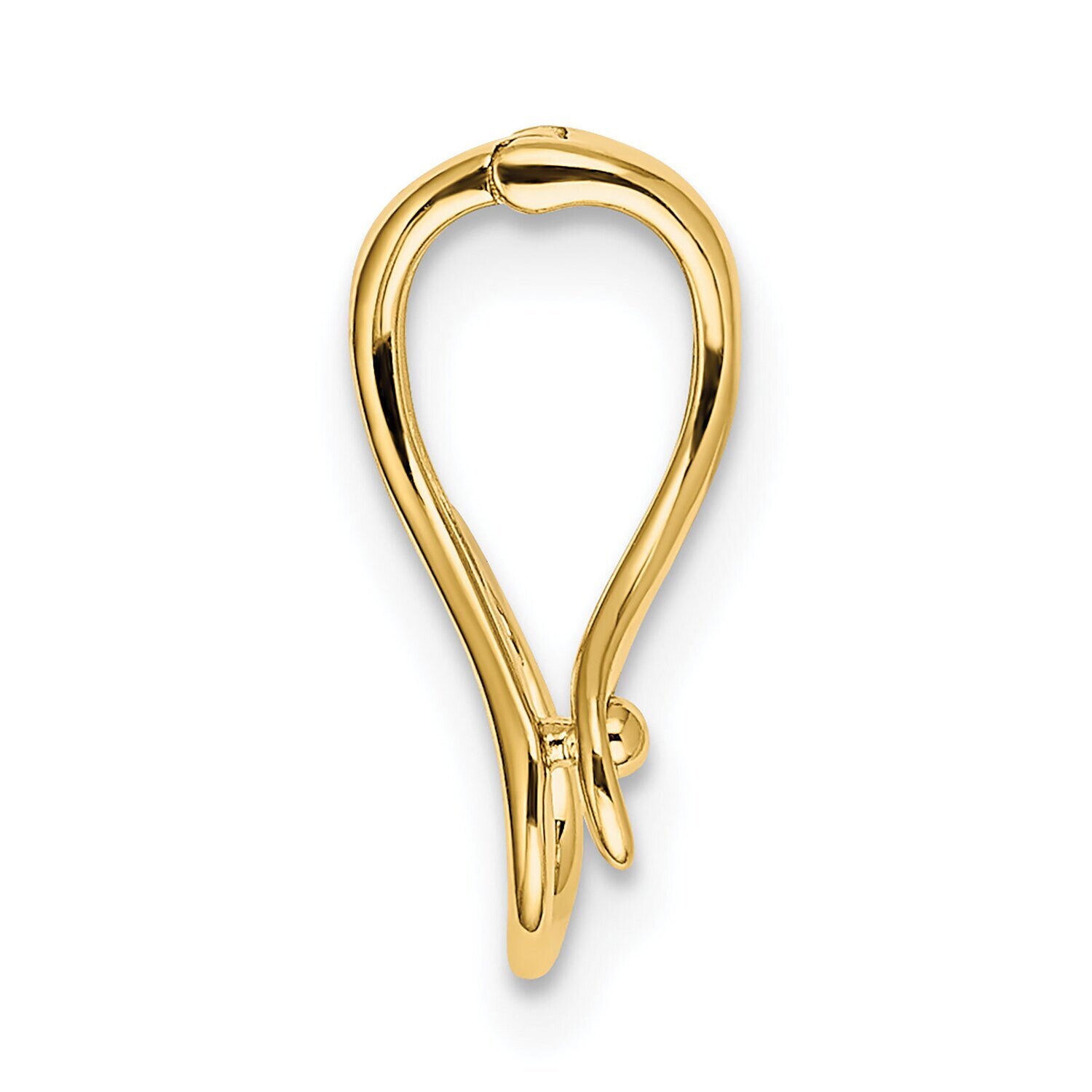 Pearl Enhancer Pendant Setting 14k Yellow Gold YG1491, MPN: YG1491,
